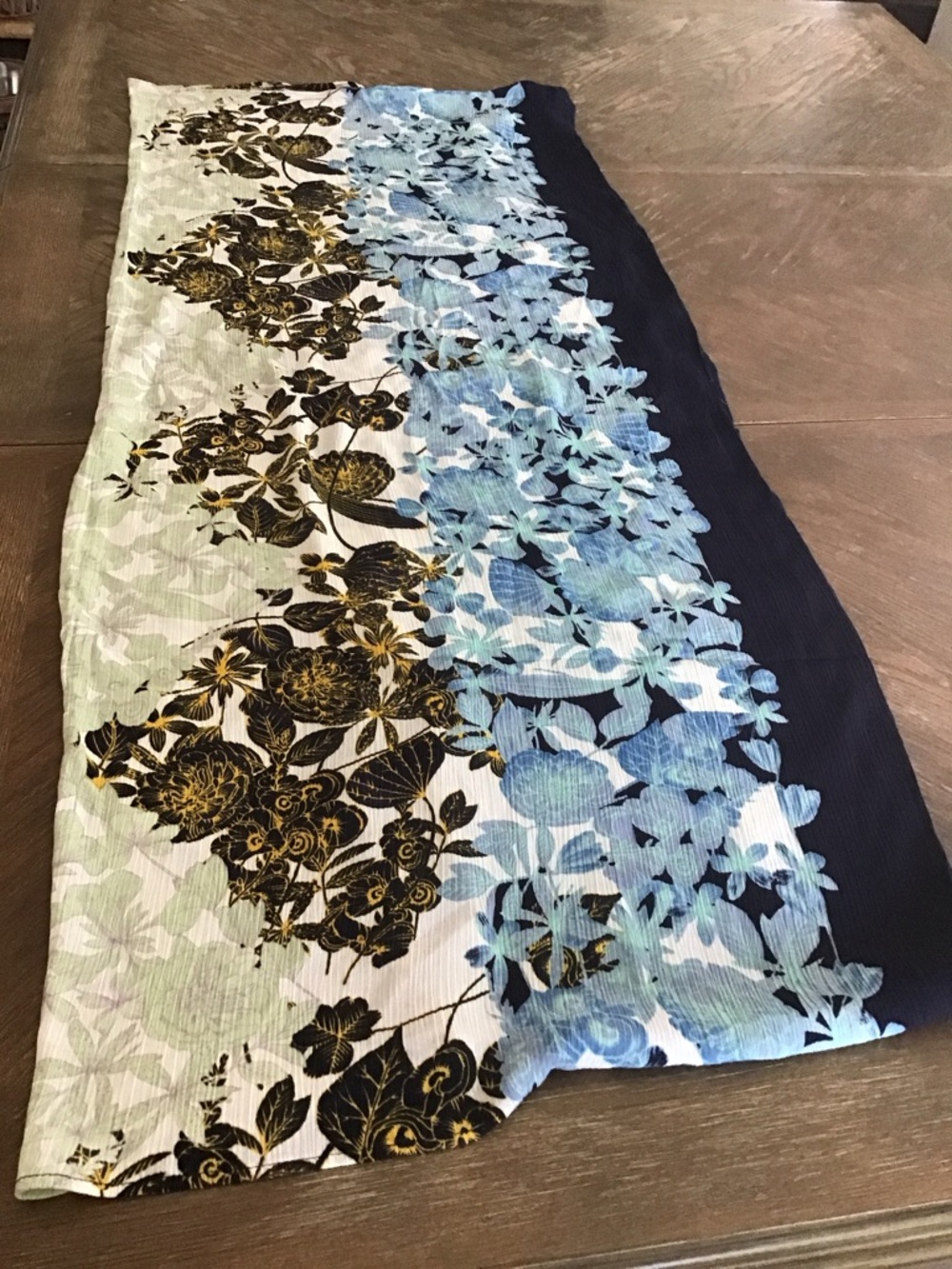 Roffe Accessories beautiful women’s floral sheer boho kimono wrap scarf overlay - Picture 3 of 16